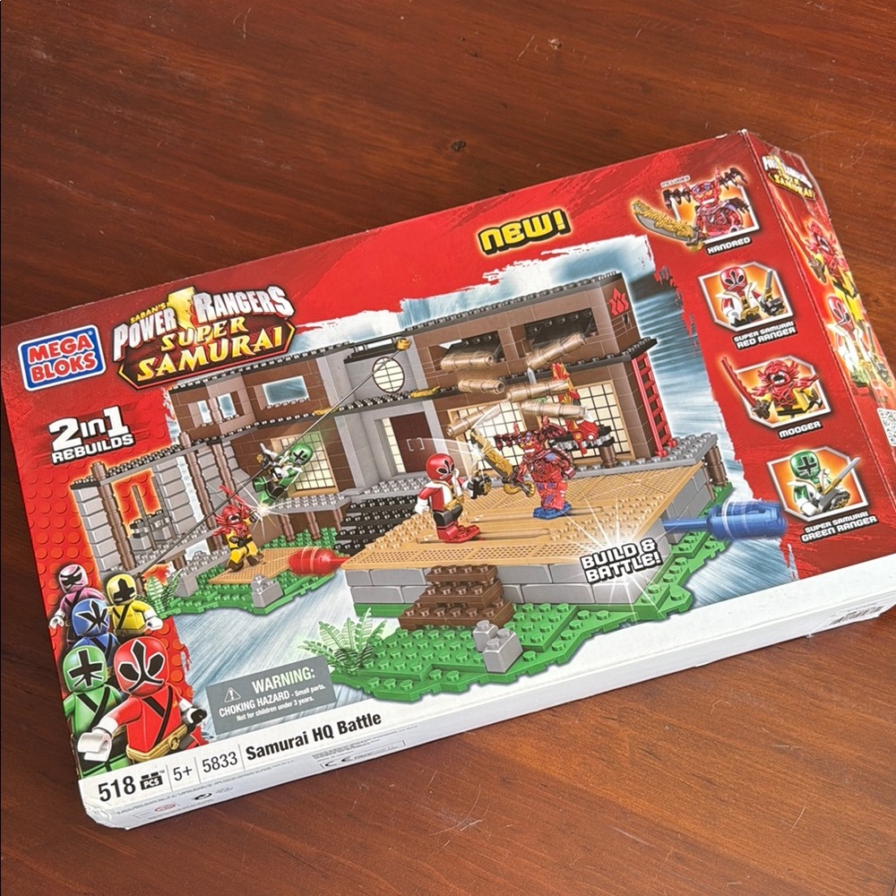 MegaBloks Power Rangers Super Samurai HQ Battle Set